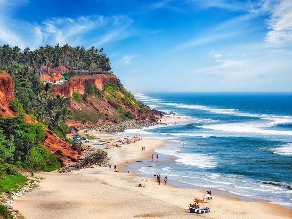 Beachfront Villa with Glass Villa features in Kovalam